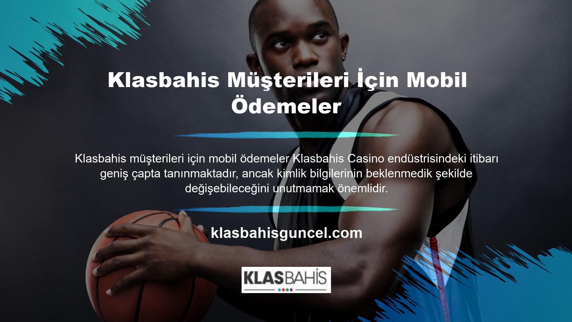 Klasbahis oyun ve Casino web sitesi, adresini değiştirerek içerik koordinasyonunu geliştirdi ve kullanıcılar için beklenmedik sorunların önlenmesi amacıyla güncellenmiş Klasbahis kimlik bilgilerini derhal paylaştı