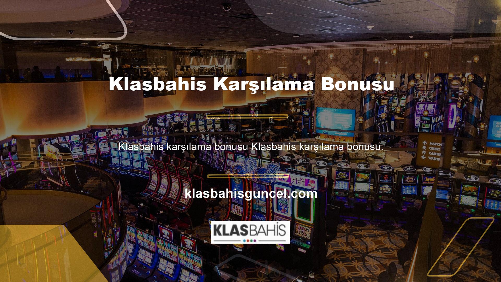 Türkiye çevrimiçi bahis ve casino endüstrisine giren Klasbahis Welcome Bonus Türkiye, ilk lisanslı ve güvenilir bahis sitelerinden biridir